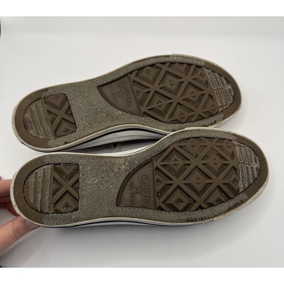 Converse All Star Floral Daisy Low Top Sneakers Womens Size 6 Gray - Picture 7 of 10